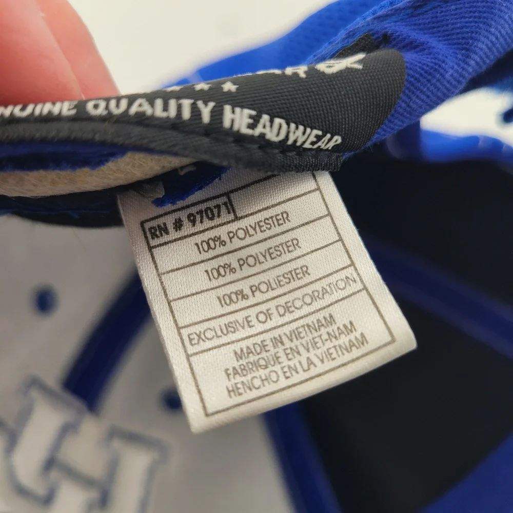 Captivating Headwear Kentucky Wildcats UK Cap Mens Royal Blue Adjustable Hat